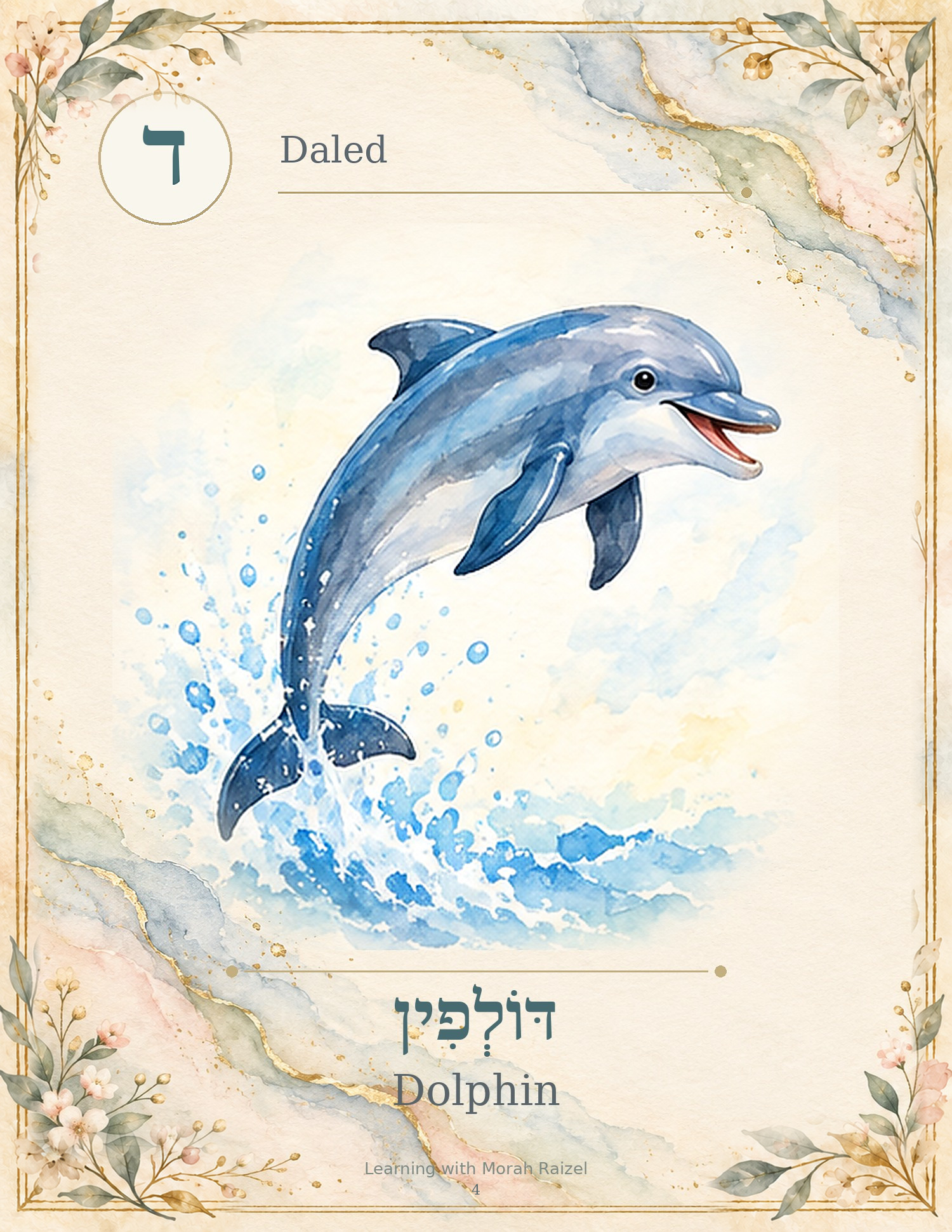 My Aleph Beis Picture Book sample page one