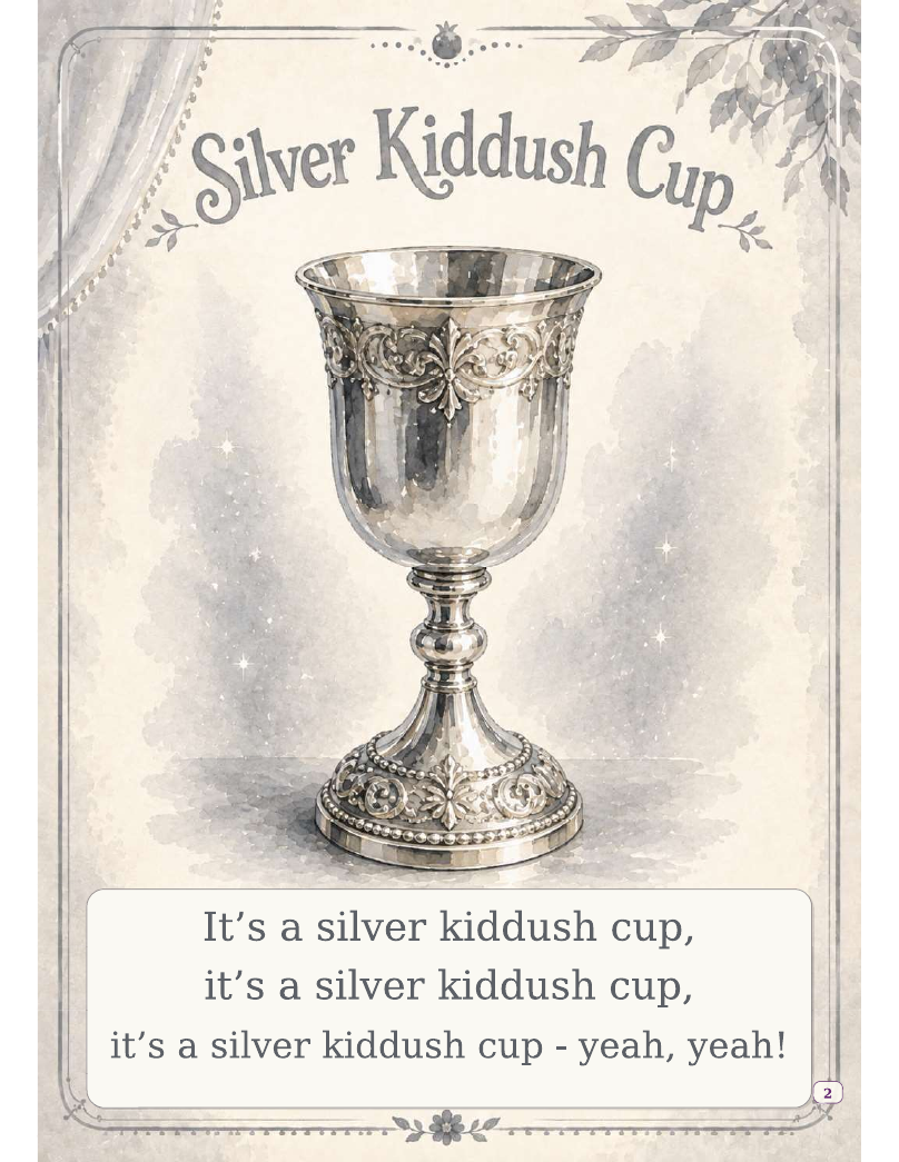 Learning Colors During Rosh Hashanah sample page one