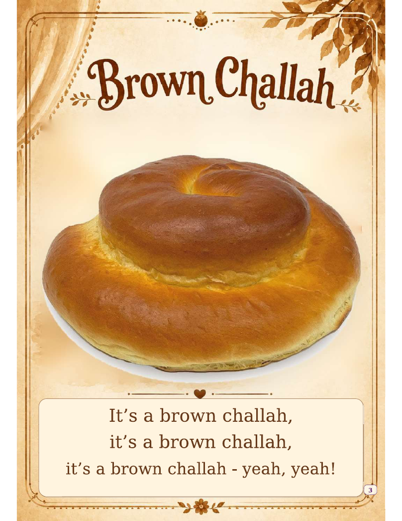 Learning Colors During Rosh Hashanah sample page two