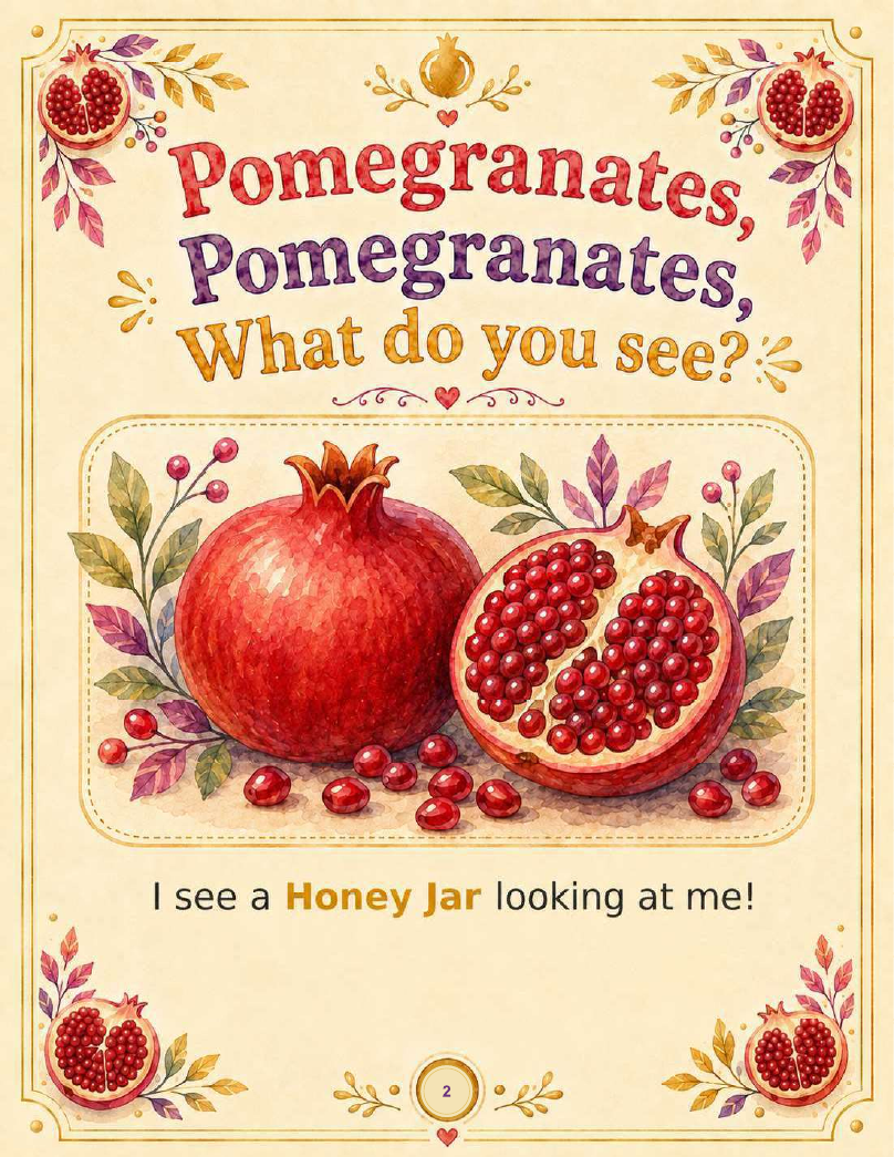 Rosh Hashanah, What Do You See? sample page one