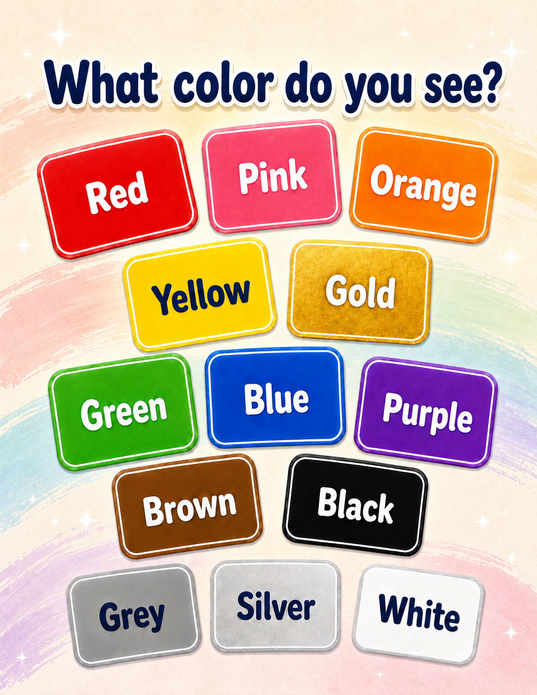 What color do you see interactive color board